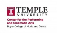 Temple University Center for the performing and cinematic arts logo